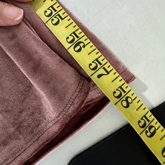 Knox Rose Long Sleeve Velvet A-Line Rose Pink Dress Size XXL Boho - Picture 9 of 9